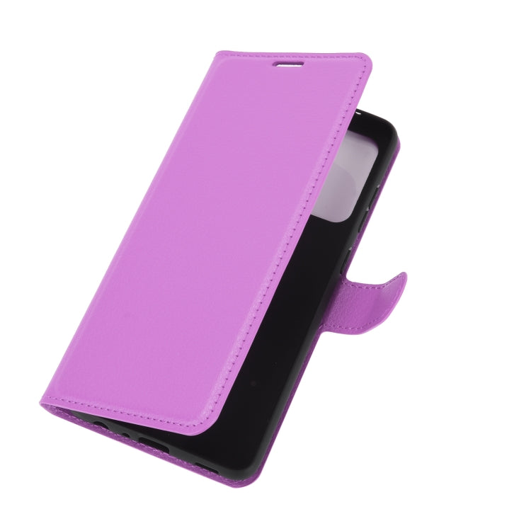 For Samsung Galaxy A52 5G / 4G Litchi Texture Horizontal Flip Protective Case with Holder & Card Slots & Wallet