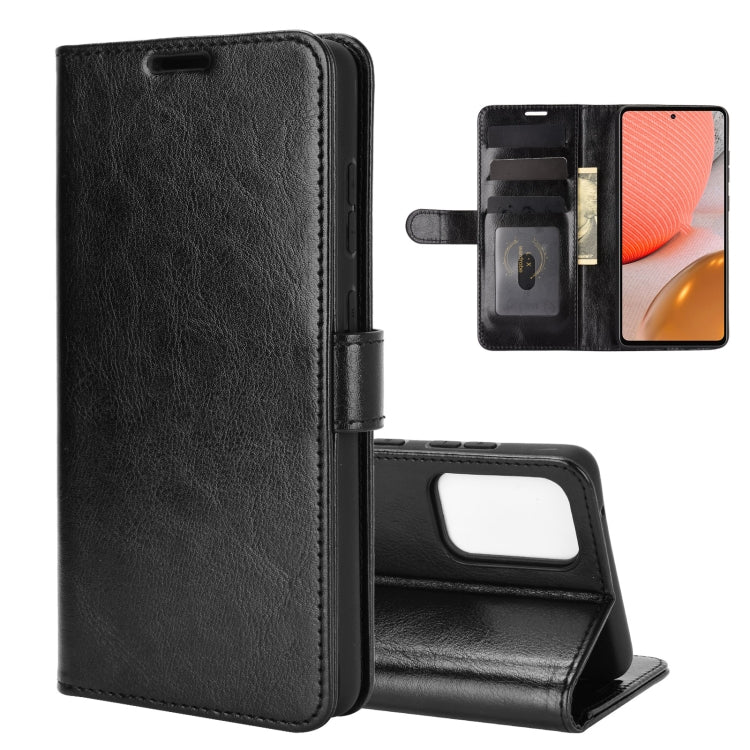 For Samsung Galaxy A72 5G / 4G R64 Texture Single Horizontal Flip Protective Case with Holder & Card Slots & Wallet& Photo Frame