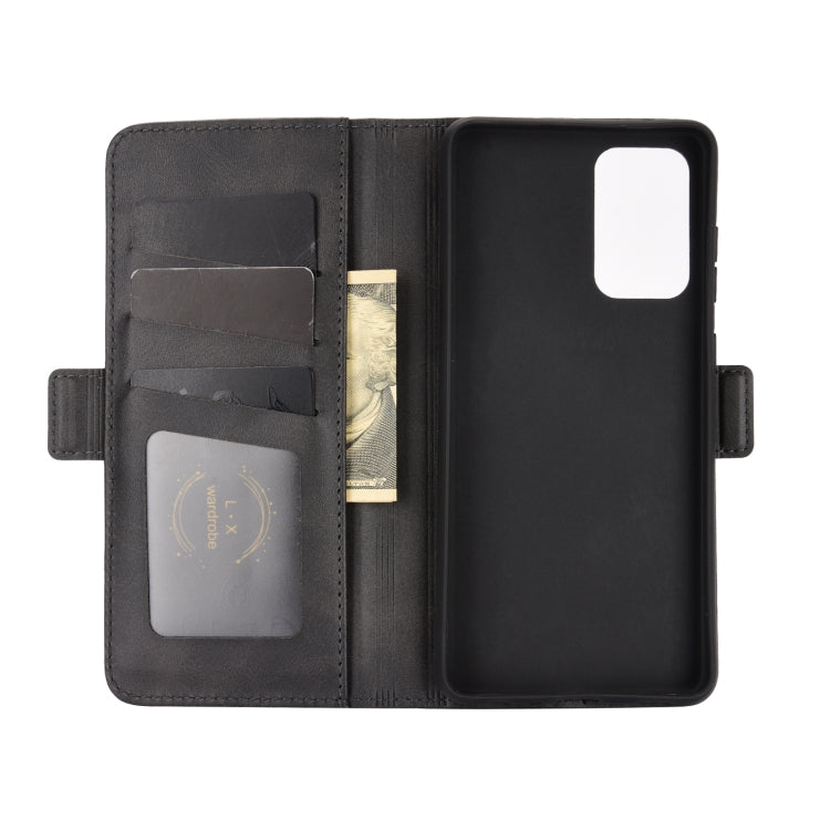 For Samsung Galaxy A72 5G / 4G Dual-side Magnetic Buckle Horizontal Flip Leather Case with Holder & Card Slots & Wallet