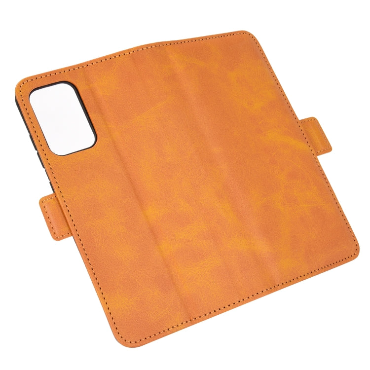 For Samsung Galaxy A72 5G / 4G Dual-side Magnetic Buckle Horizontal Flip Leather Case with Holder & Card Slots & Wallet