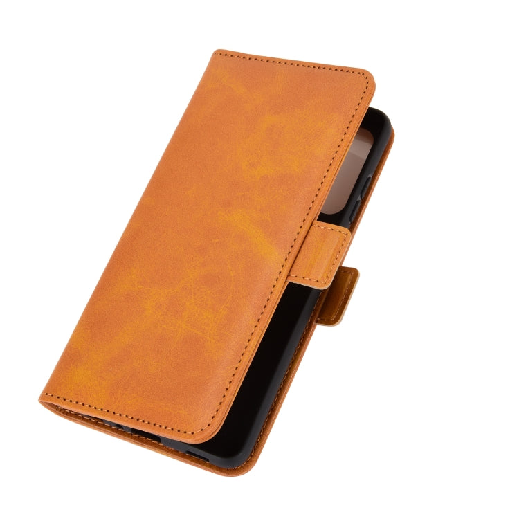 For Samsung Galaxy A72 5G / 4G Dual-side Magnetic Buckle Horizontal Flip Leather Case with Holder & Card Slots & Wallet