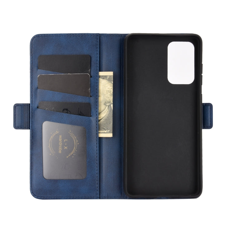 For Samsung Galaxy A72 5G / 4G Dual-side Magnetic Buckle Horizontal Flip Leather Case with Holder & Card Slots & Wallet
