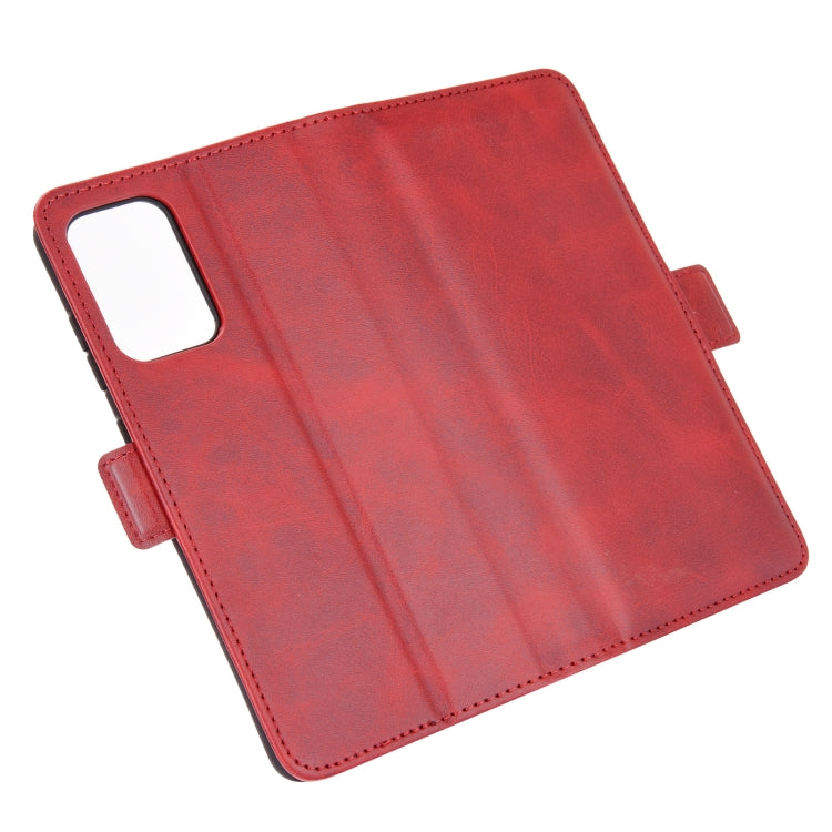 For Samsung Galaxy A72 5G / 4G Dual-side Magnetic Buckle Horizontal Flip Leather Case with Holder & Card Slots & Wallet