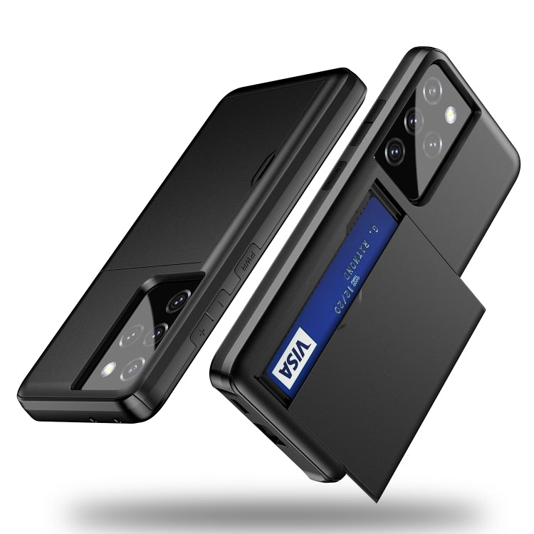 For Samsung Galaxy S21 Ultra 5G Shockproof Armor Protective Case with Card Slot