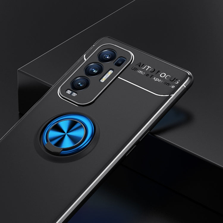 For OPPO Reno5 Pro+ Metal Ring Holder 360 Degree Rotating TPU Case
