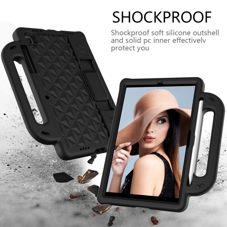 For Galaxy Tab S6 Lite P610/P615 Diamond Series EVA  Anti-Fall Shockproof Sleeve Protective Shell Case with Holder & Strap