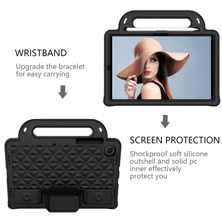 For Galaxy Tab S6 Lite P610/P615 Diamond Series EVA  Anti-Fall Shockproof Sleeve Protective Shell Case with Holder & Strap