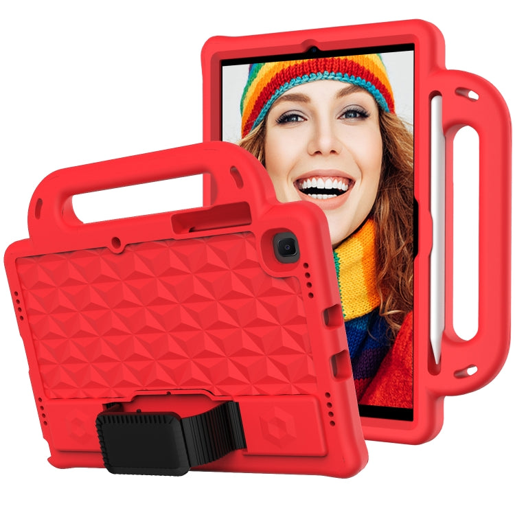 For Galaxy Tab S6 Lite P610/P615 Diamond Series EVA  Anti-Fall Shockproof Sleeve Protective Shell Case with Holder & Strap