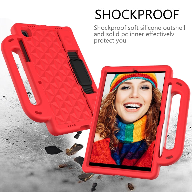 For Galaxy Tab S6 Lite P610/P615 Diamond Series EVA  Anti-Fall Shockproof Sleeve Protective Shell Case with Holder & Strap