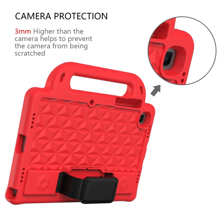 For Galaxy Tab S6 Lite P610/P615 Diamond Series EVA  Anti-Fall Shockproof Sleeve Protective Shell Case with Holder & Strap