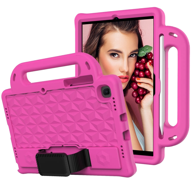 For Galaxy Tab S6 Lite P610/P615 Diamond Series EVA  Anti-Fall Shockproof Sleeve Protective Shell Case with Holder & Strap