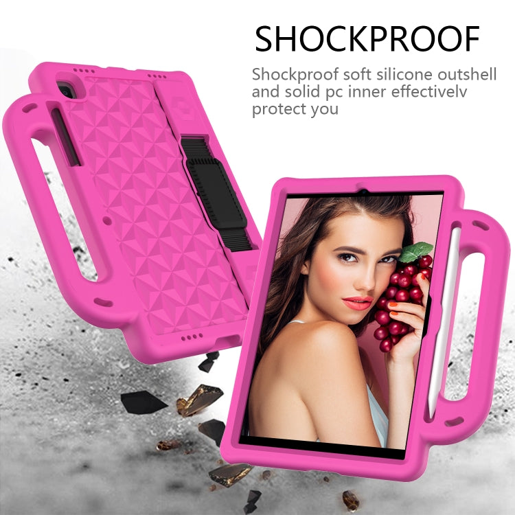 For Galaxy Tab S6 Lite P610/P615 Diamond Series EVA  Anti-Fall Shockproof Sleeve Protective Shell Case with Holder & Strap