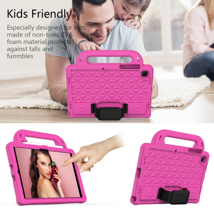 For Galaxy Tab S6 Lite P610/P615 Diamond Series EVA  Anti-Fall Shockproof Sleeve Protective Shell Case with Holder & Strap