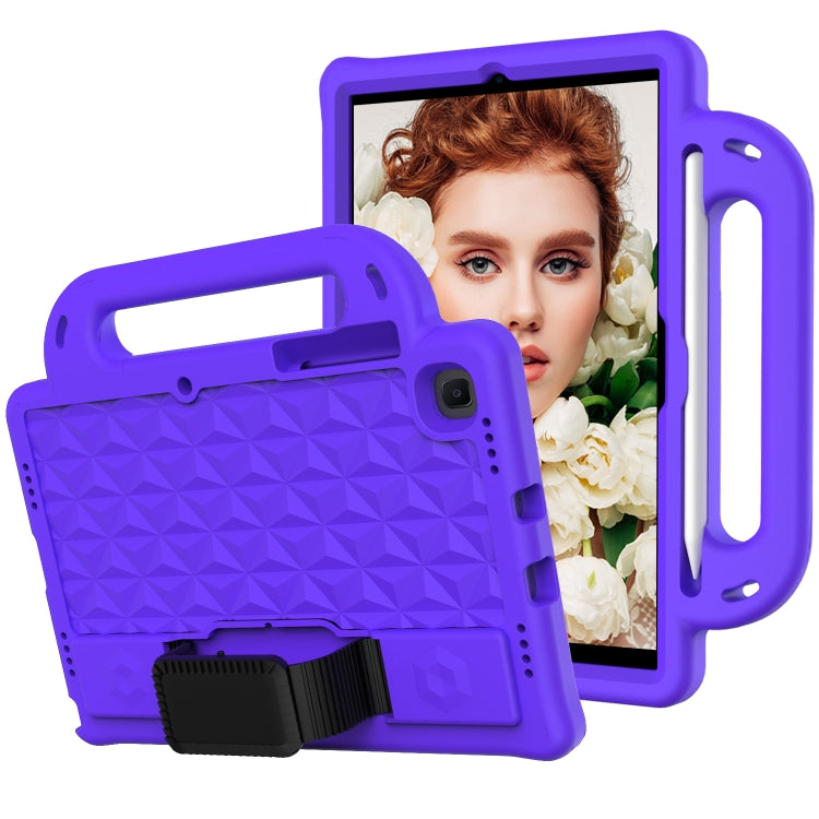 For Galaxy Tab S6 Lite P610/P615 Diamond Series EVA  Anti-Fall Shockproof Sleeve Protective Shell Case with Holder & Strap