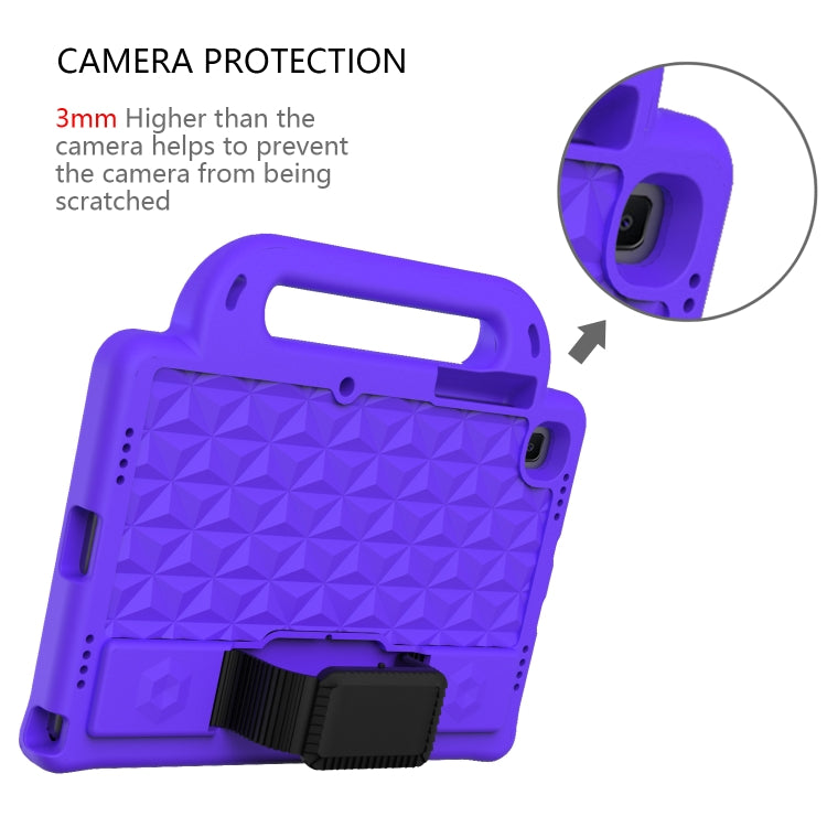 For Galaxy Tab S6 Lite P610/P615 Diamond Series EVA  Anti-Fall Shockproof Sleeve Protective Shell Case with Holder & Strap
