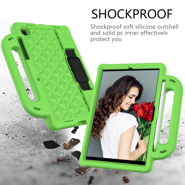 For Galaxy Tab S6 Lite P610/P615 Diamond Series EVA  Anti-Fall Shockproof Sleeve Protective Shell Case with Holder & Strap