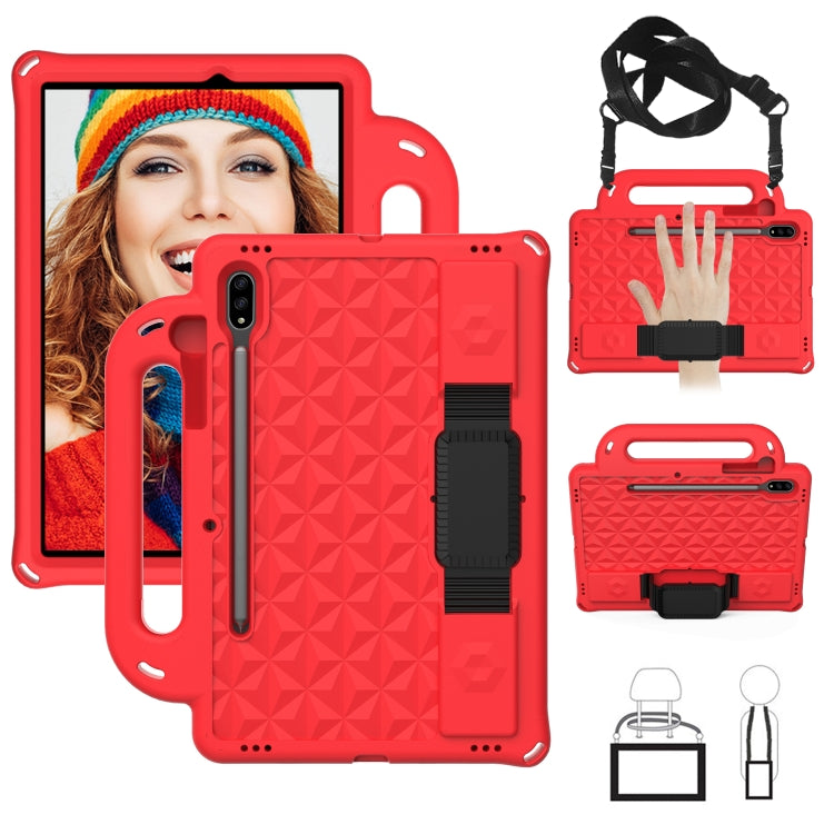 For Galaxy Tab S8 / Galaxy Tab S7 T870/T875 Diamond Series EVA