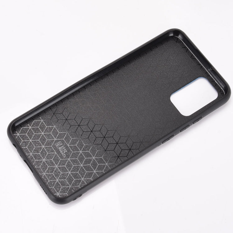 For Samsung Galaxy A02s European Version Shockproof Sewing Cow Pattern Skin PC + PU + TPU Case
