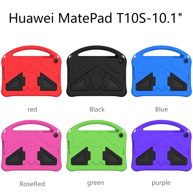 For Huawei MatePad T 10s 10.1 EVA Flat Anti Falling Protective Case Shell with Holder