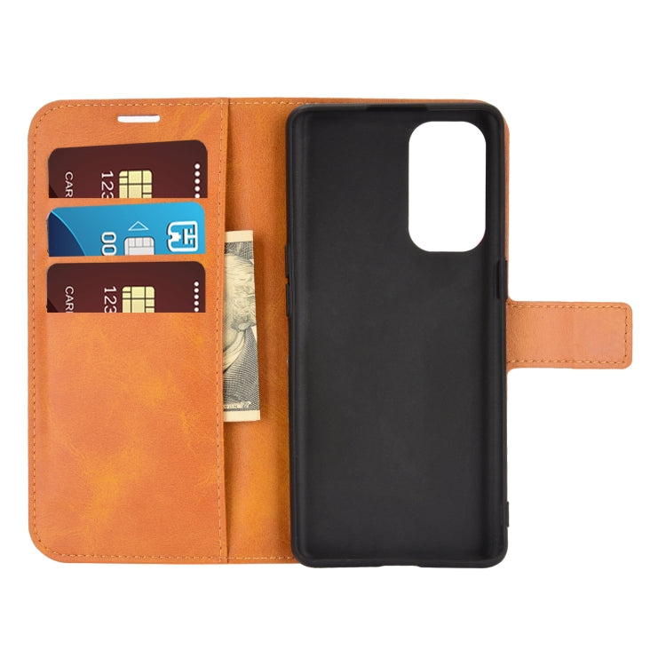 For OPPO Reno5 Pro 5G Retro Calf Pattern Buckle Horizontal Flip Leather Case with Holder & Card Slots & Wallet