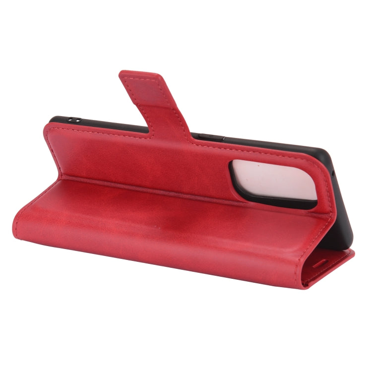 For OPPO Reno5 Pro 5G Retro Calf Pattern Buckle Horizontal Flip Leather Case with Holder & Card Slots & Wallet