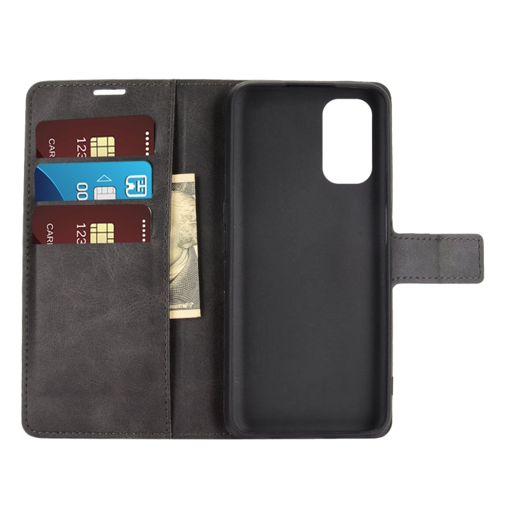 For OPPO Realme V5 / K7X Retro Calf Pattern Buckle Horizontal Flip Leather Case with Holder & Card Slots & Wallet