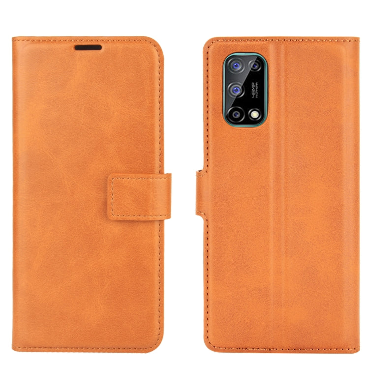 For OPPO Realme V5 / K7X Retro Calf Pattern Buckle Horizontal Flip Leather Case with Holder & Card Slots & Wallet