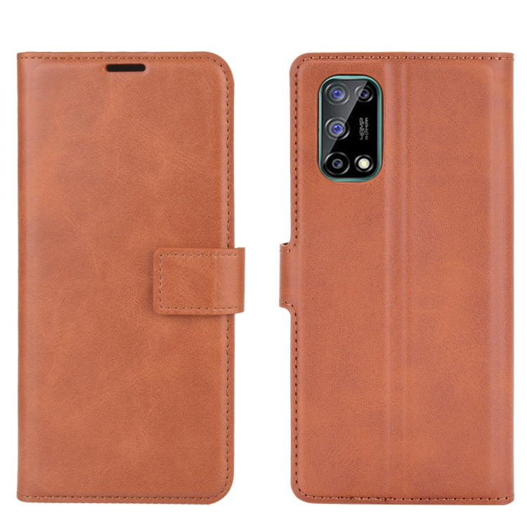For OPPO Realme V5 / K7X Retro Calf Pattern Buckle Horizontal Flip Leather Case with Holder & Card Slots & Wallet