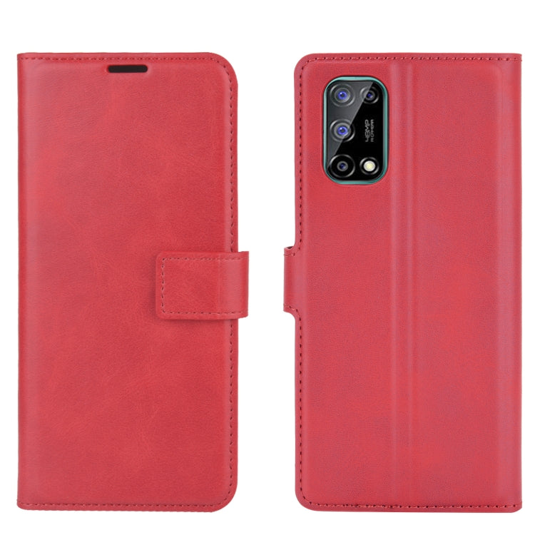 For OPPO Realme V5 / K7X Retro Calf Pattern Buckle Horizontal Flip Leather Case with Holder & Card Slots & Wallet