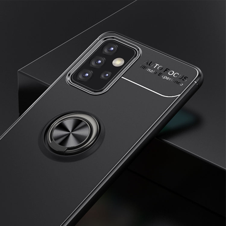 For Samsung Galaxy A52 5G / 4G Metal Ring Holder 360 Degree Rotating TPU Case