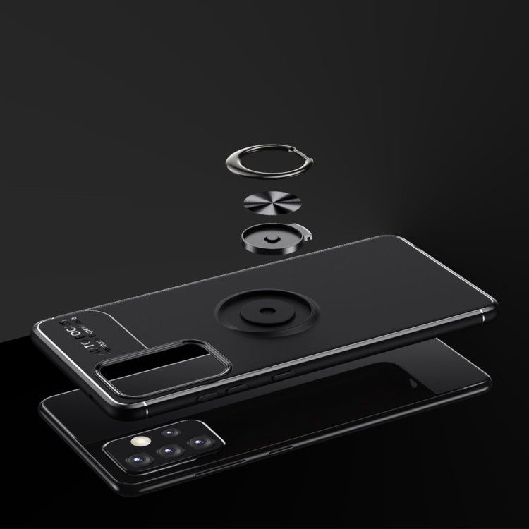 For Samsung Galaxy A52 5G / 4G Metal Ring Holder 360 Degree Rotating TPU Case