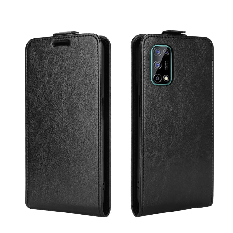 For OPPO Realme V5/K7X/Realme Q2/Realme 7 5G R64 Texture Single Vertical Flip Leather Protective Case with Card Slots & Photo Frame