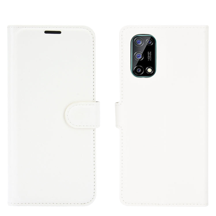 For OPPO Realme V5 / K7X / Realme Q2 / Realme 7 5G Litchi Texture Horizontal Flip Protective Case with Holder & Card Slots & Wallet