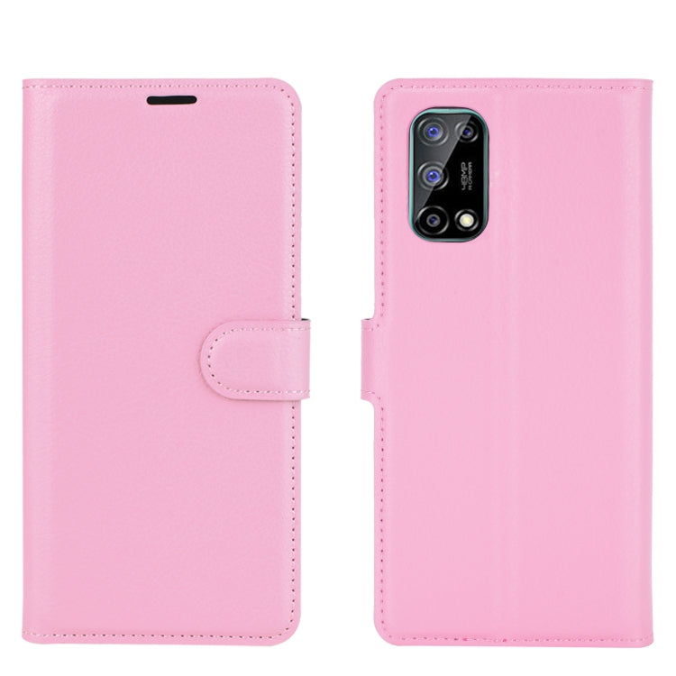 For OPPO Realme V5 / K7X / Realme Q2 / Realme 7 5G Litchi Texture Horizontal Flip Protective Case with Holder & Card Slots & Wallet