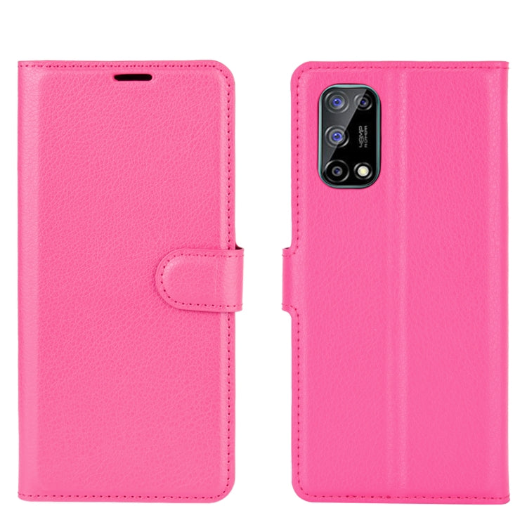 For OPPO Realme V5 / K7X / Realme Q2 / Realme 7 5G Litchi Texture Horizontal Flip Protective Case with Holder & Card Slots & Wallet