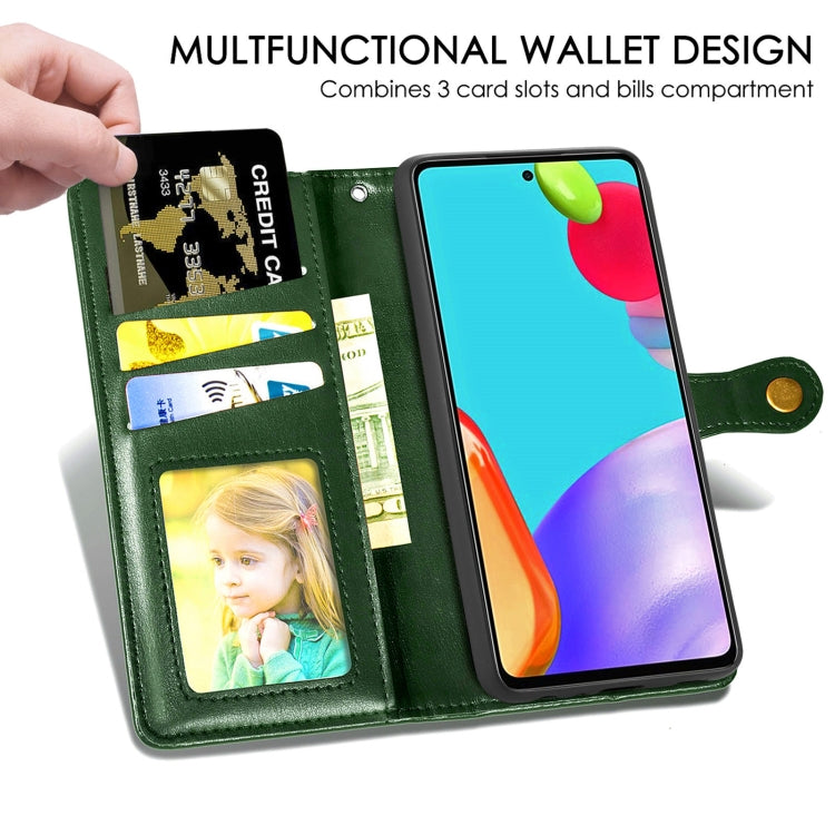 For Samsung Galaxy A72 5G / 4G Retro Solid Color Leather Buckle Phone Case with Lanyard & Photo Frame & Card Slot & Wallet & Stand Function