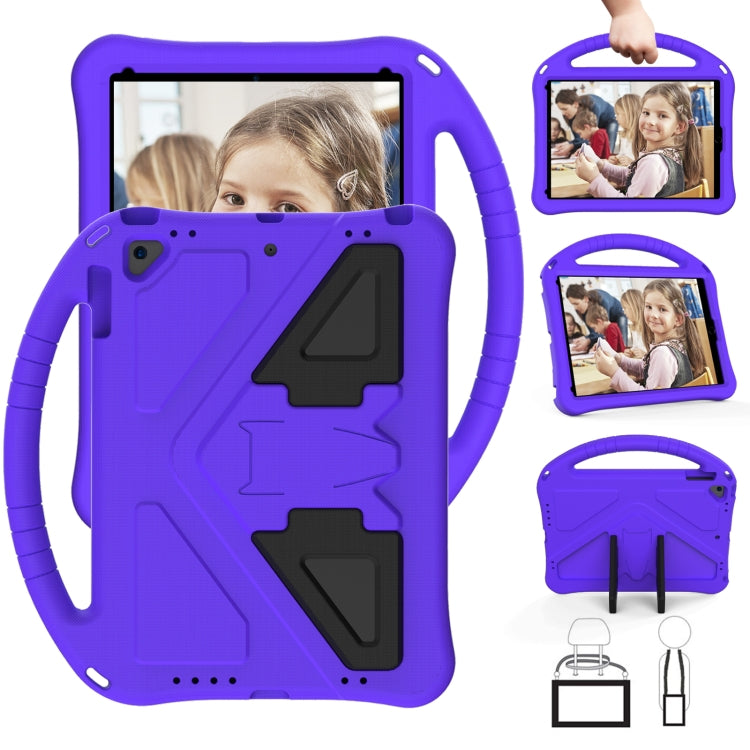 For iPad Air/Air2/9.7(2018)&(2017) EVA Flat Anti Falling Protective Case Shell with Holder
