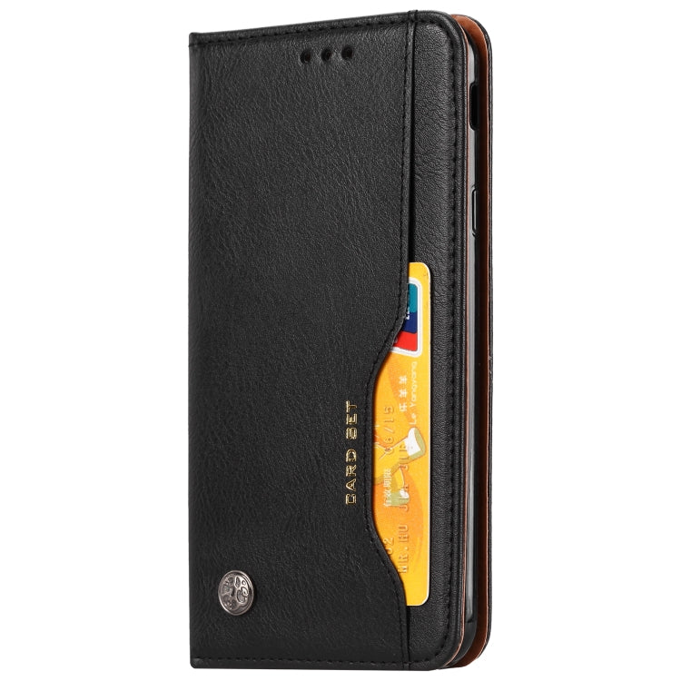 Knead Skin Texture Horizontal Flip Leather Case for Galaxy J4+, with Photo Frame & Holder & Card Slots & Wallet