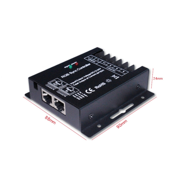 RGB LED Synchronous Controller Dimmer DC12V 24V 16 Mode Wireless Touch RF Remote Control For RGB LED Strip