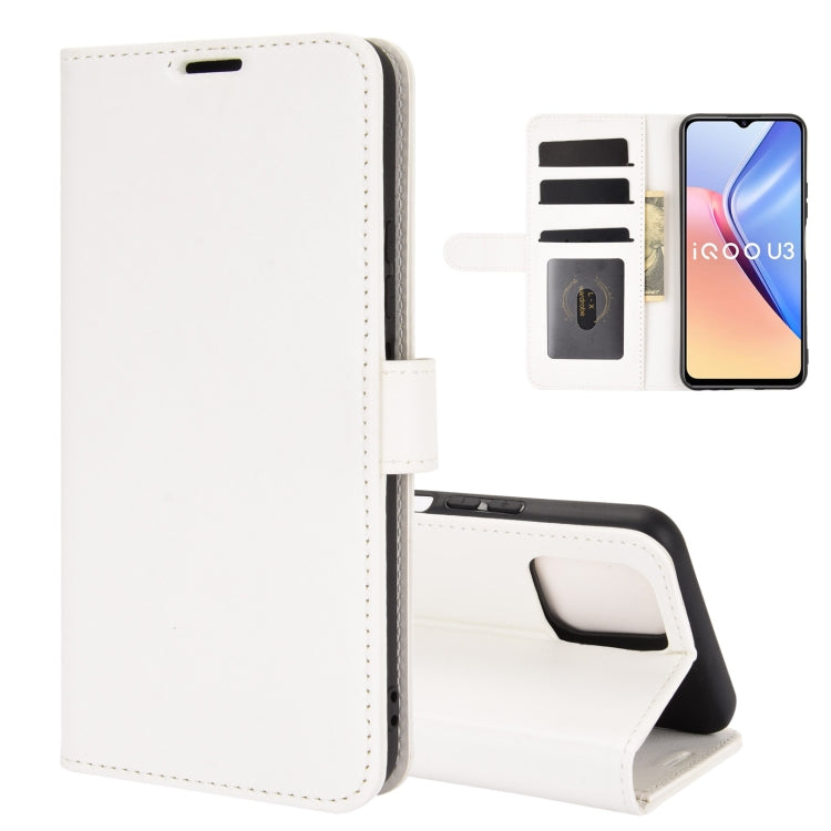 For vivo iQOO U3/vivo Y52S R64 Texture Single Horizontal Flip Protective Case with Holder & Card Slots & Wallet& Photo Frame
