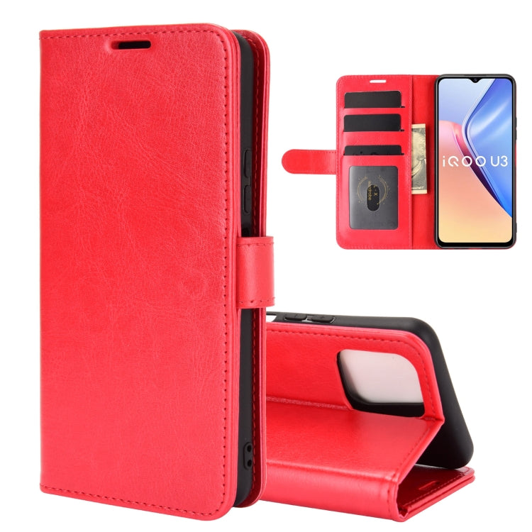 For vivo iQOO U3/vivo Y52S R64 Texture Single Horizontal Flip Protective Case with Holder & Card Slots & Wallet& Photo Frame