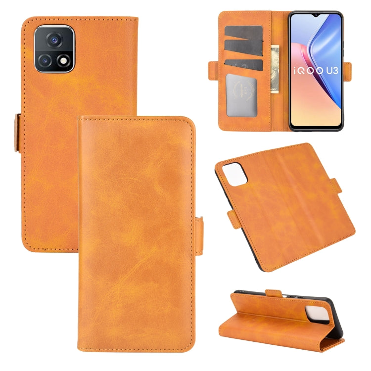 For vivo iQOO U3/vivo Y52S Dual-side Magnetic Buckle Horizontal Flip Leather Case with Holder & Card Slots & Wallet