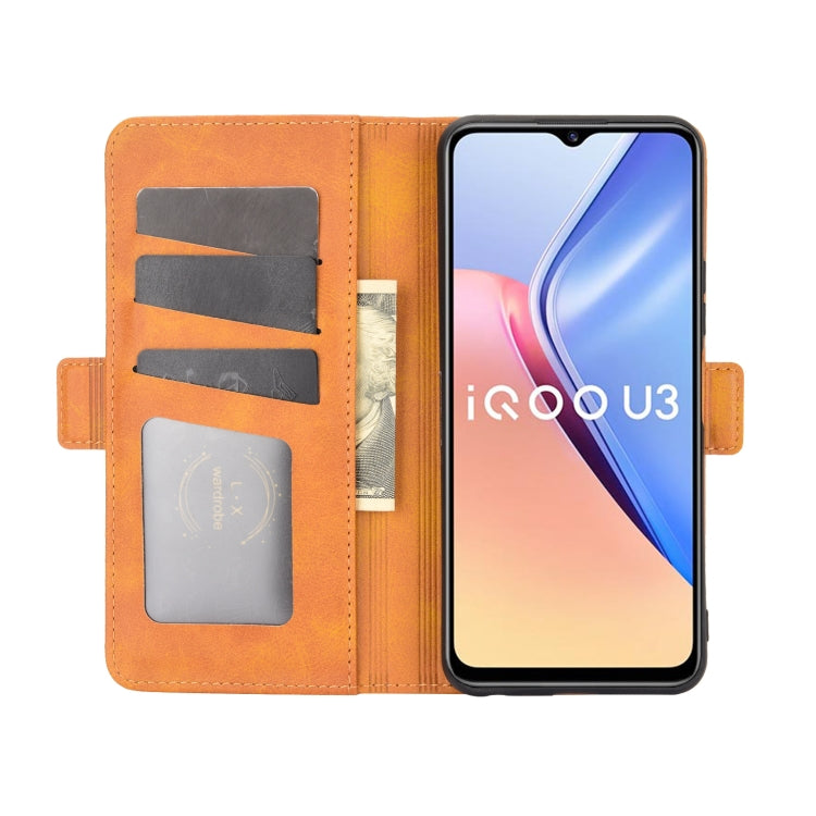 For vivo iQOO U3/vivo Y52S Dual-side Magnetic Buckle Horizontal Flip Leather Case with Holder & Card Slots & Wallet