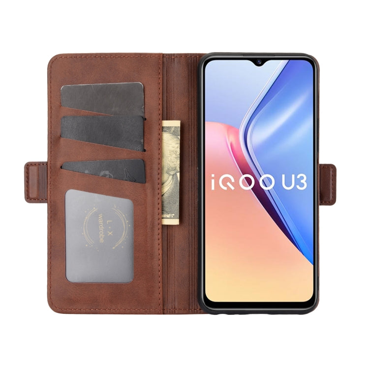 For vivo iQOO U3/vivo Y52S Dual-side Magnetic Buckle Horizontal Flip Leather Case with Holder & Card Slots & Wallet