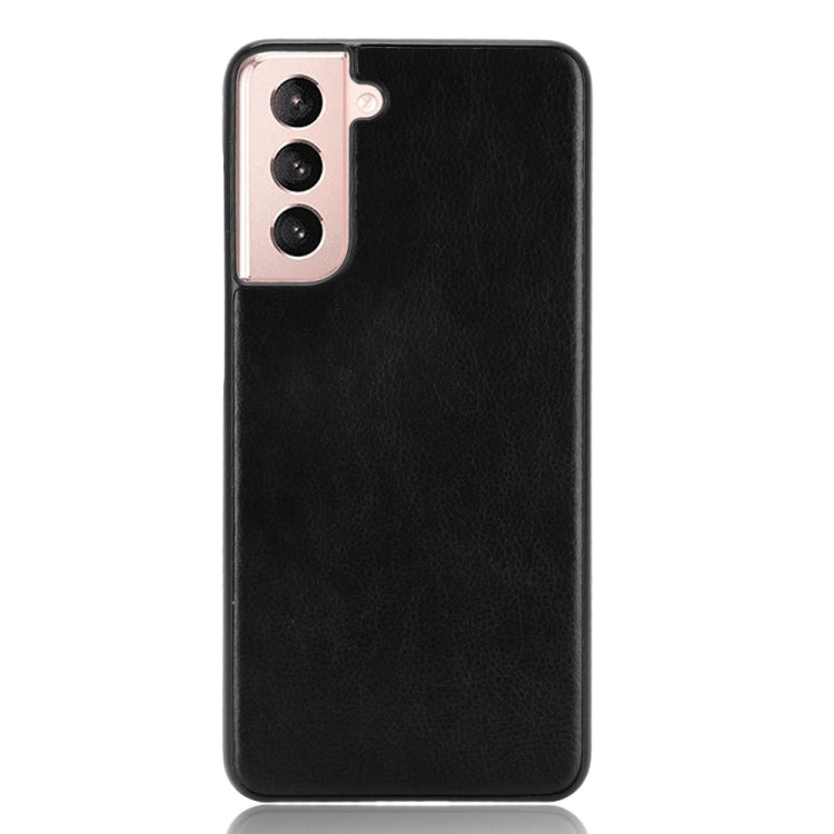 For Samsung Galaxy S21 5G Shockproof Litchi Texture PC + PU Case