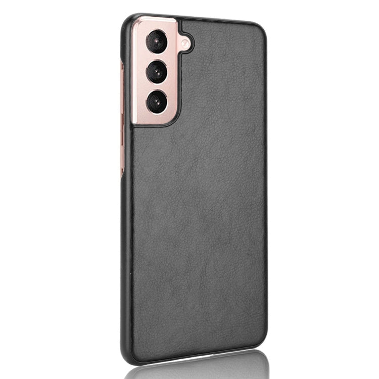 For Samsung Galaxy S21 5G Shockproof Litchi Texture PC + PU Case