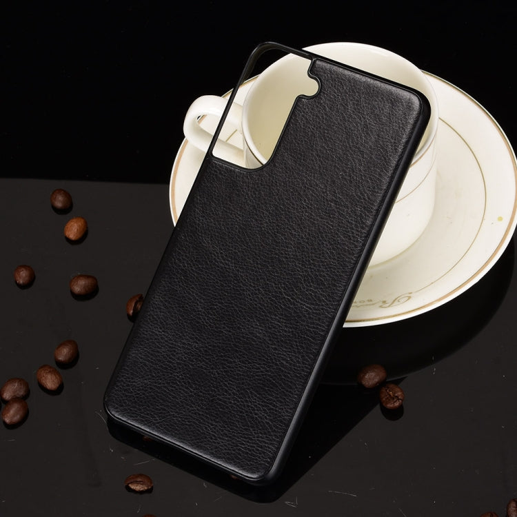 For Samsung Galaxy S21 5G Shockproof Litchi Texture PC + PU Case
