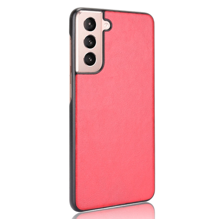 For Samsung Galaxy S21 5G Shockproof Litchi Texture PC + PU Case