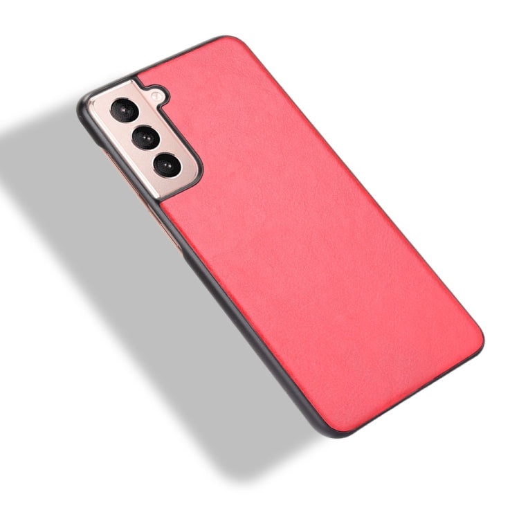 For Samsung Galaxy S21 5G Shockproof Litchi Texture PC + PU Case