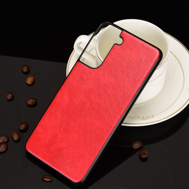For Samsung Galaxy S21 5G Shockproof Litchi Texture PC + PU Case